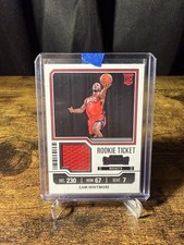 2023-24 Panini Contenders - Rookie Ticket Swatches Cam Whitmore #RTS-CAM  