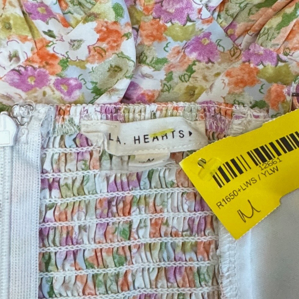 la hearts ruffle linen mini dress LA Hearts Linen Mini Dress
