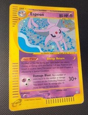 Pokemon Card- Espeon-Aquapolis-Holo-H9/H32-Rare-ENG-LP