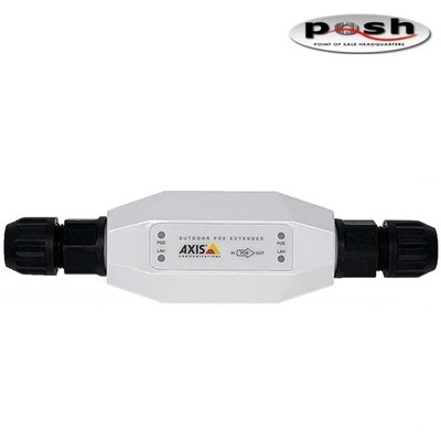 NEW Axis 01148-001 T8129-E Outdoor PoE Extender  Rugged IP66, Extend to 200 400m