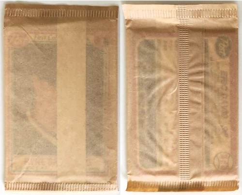 1990 Post Cereal Sealed Pack - Ryne Sandberg Top/Eric Davis Bottom - Mint Cards!