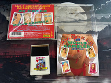Games Express AV Poker World Gambler - PC Engine Hue Card Game 1992 CIB (TESTED)