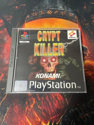 Playstation 1 Crypt Killer CIB PS1 Black Label USK 18