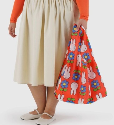 Neu mit Etikett Baggu X Miffy wiederverwendbare Tasche Standard 