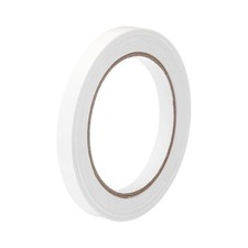 MECCANIXITY Cloth Bookbinding Repair Tape Roll 2/5 3/8 Inch x 20 yard, White