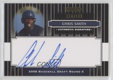 2008 Razor Signature Series Black 120/199 Christopher Smith Chris #150 Auto 0u2j