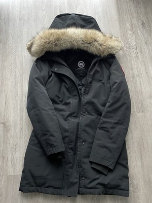 Canada Goose Victoria Parka Jacke Winterjacke Xs Schwarz Kleiner Makel