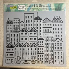 Crafter's Workshop Template 12"X12" City Buildings TCW729