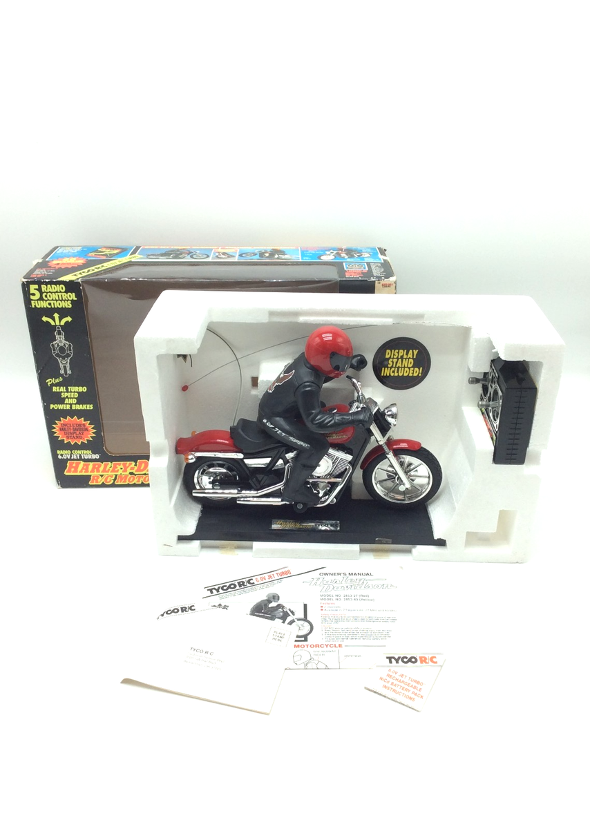 TYCO Harley-Davidson 6.0V Jet Turbo R/C Motorcycle Red | eBay