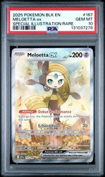 Meloetta EX 167/086 Special Illustration Rare (Black Bolt)
