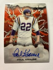 💥2025 LEAF ECLECTIC SIGNATURE SERIES PAUL KRAUSE RED VINYL 1/1 LEGEND AUTO
