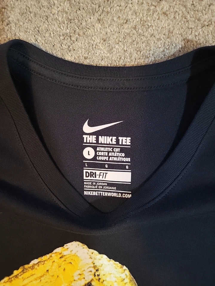 Camiseta LeBron James Miami Heat Champion Anillo Hombre Grande Negra NBA Foto 2 de 4