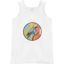 'African Grey Parrot' Adult Vest / Tank Top AV050633