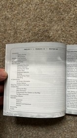 H&D Hidden & Dangerous Dreamcast Manual ONLY Official Instruction Booklet