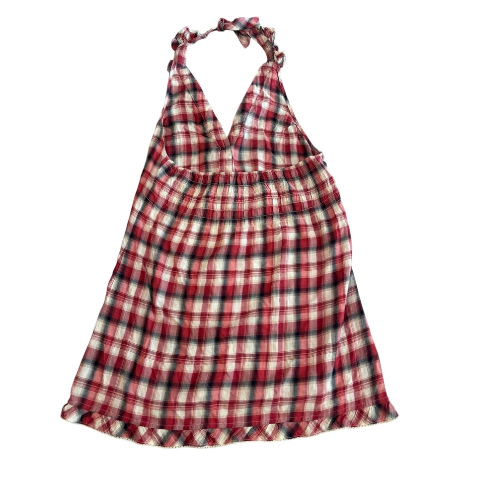 JUICY COUTURE BEACH PLAID DRESS SIZE SMALL - Image 4 of 4