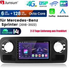 F&uuml;r Mercedes-Benz Sprinter 2018-2022 Carplay 6+128G Android14 Autoradio GPS Navi