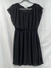 LUSH Women's Little Black Dress Large Sleeveless Fully Lined Cocktail Party