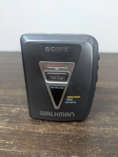 Sony WM-EX170 Walkman Cassette Tape Player Powers On For Parts or Repair