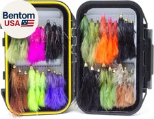 24/36/50/66 Premium Hand Tied Fly Fishing Flies Assortment | Waterproof Fly Boxe