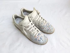 Maison Margiela GAT Sneakers Men Paint Splatter 11 44 Suede Leather Low Top
