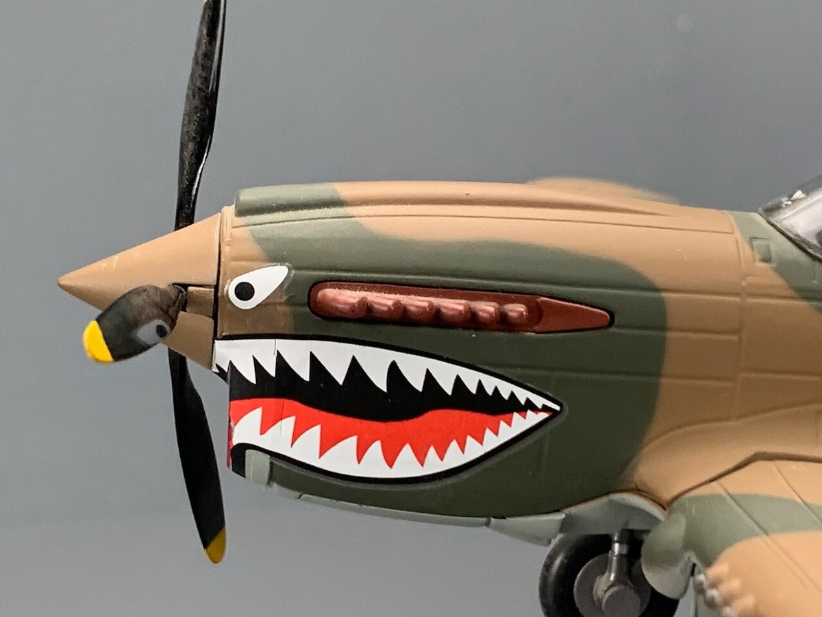 1:48 Franklin Mint P-40E Flying Tigers Signature Lmtd Edition Tex