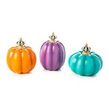 SET OF 3 MacKENZIE CHILDS FAIRY TALE PUMPKINS BNIB
