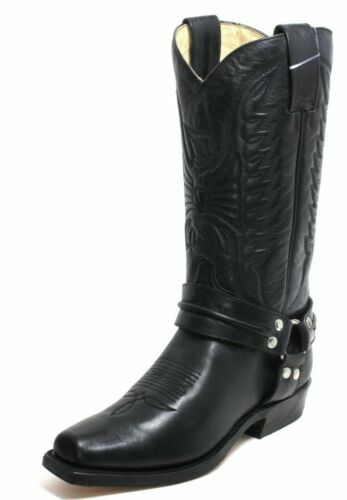 Sendra Cowboystiefel 3242 In Schwarz – Handgefertigte Ledersstiefel Aus Spanien