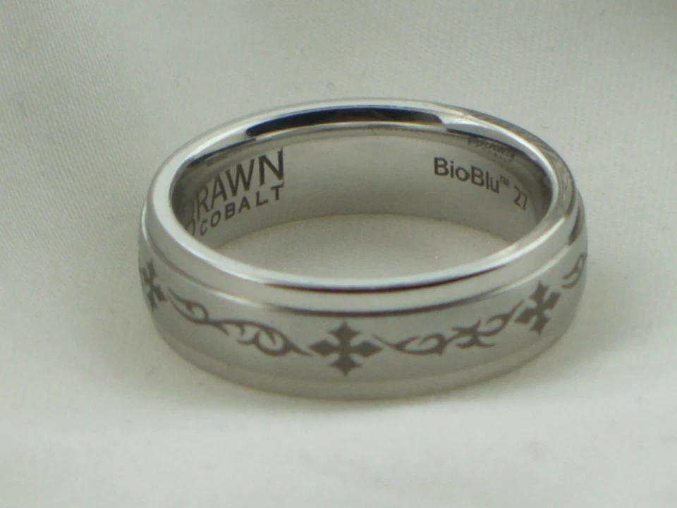 Anillo Estate Scott Kay Brawn Cobalto BioBlu 27 FE Cruz Maltesa Banda Foto 2 de 4