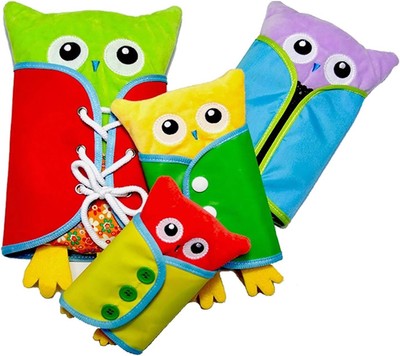 Learn to Dress Owl Doll Toys Kids Early Learning Basic Life Skills Busy... 