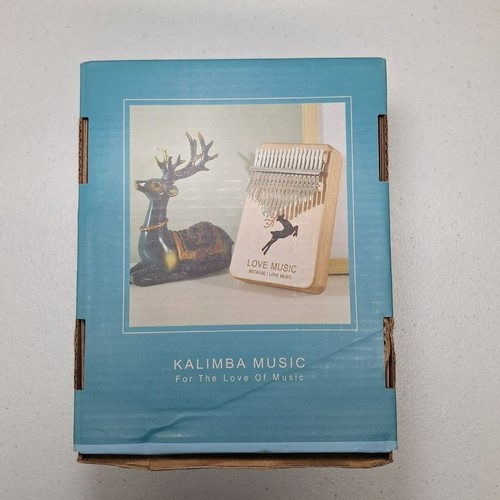 Kalimba Pulgar Piano 17 Teclas Dedo Piano Azul Portátil Martillo Instrucciones Kit - Imagen 7 de 9