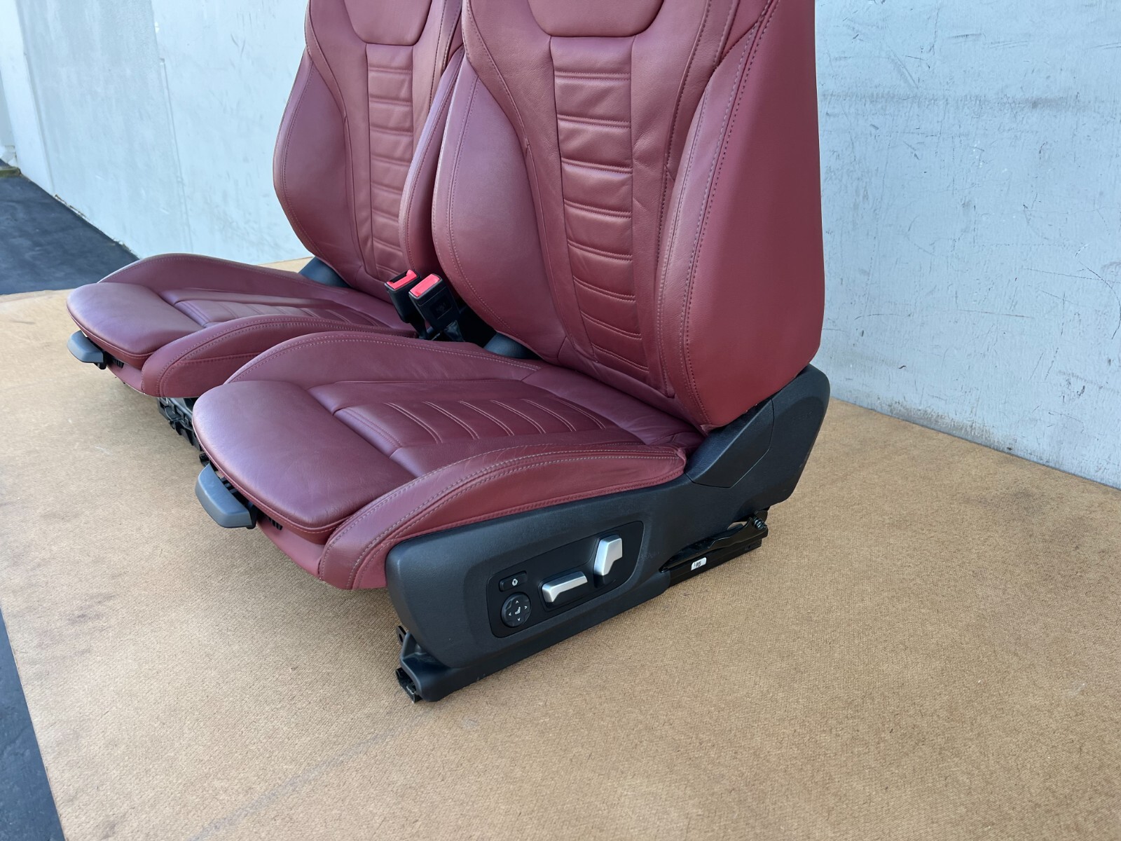 FRONT LEFT RIGHT SPORT M RED SEAT SEATS SET BMW G02 G01 X3 X4 (2019