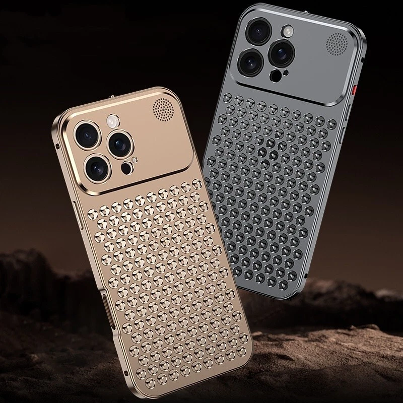 铝合金散热冷却外壳 适合 iPhone 16 15 14 13 12 Pro Max - 第 5 张/共 18 张