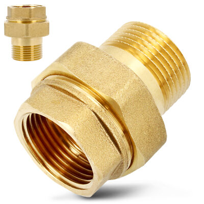 Messing Schraubfitting mit O-Ring 3/8'' Durchgang Gewindefitting Verschraubung