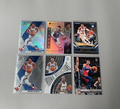 MATISSE THYBULLE - 76ers Blazers - 6 Card Rookie Lot - Panini Prizms Rookie