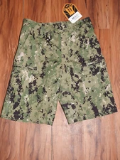 Brooklyn Armed Forces - ARO2 CAMO Defender Shorts - SMALL - NAVY SEALS NSW