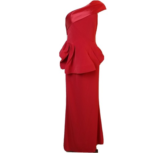 mikael aghal pleated midi dress Mikael Aghal Pussy-Bow Pleated Crepe Midi Dress in Blue