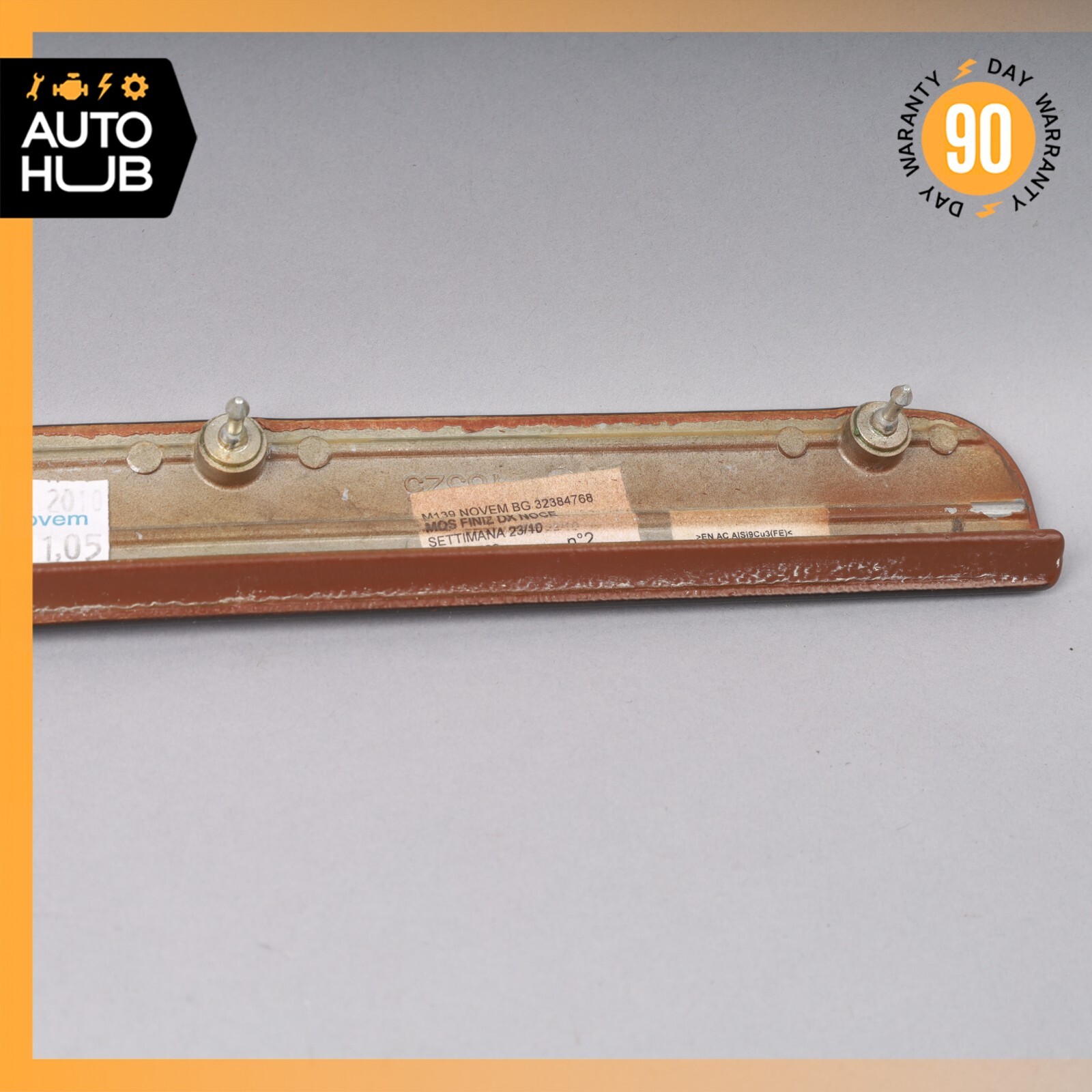 09-13 Maserati Quattroporte Right Passenger Side Dashboard Panel Trim Wood OEM