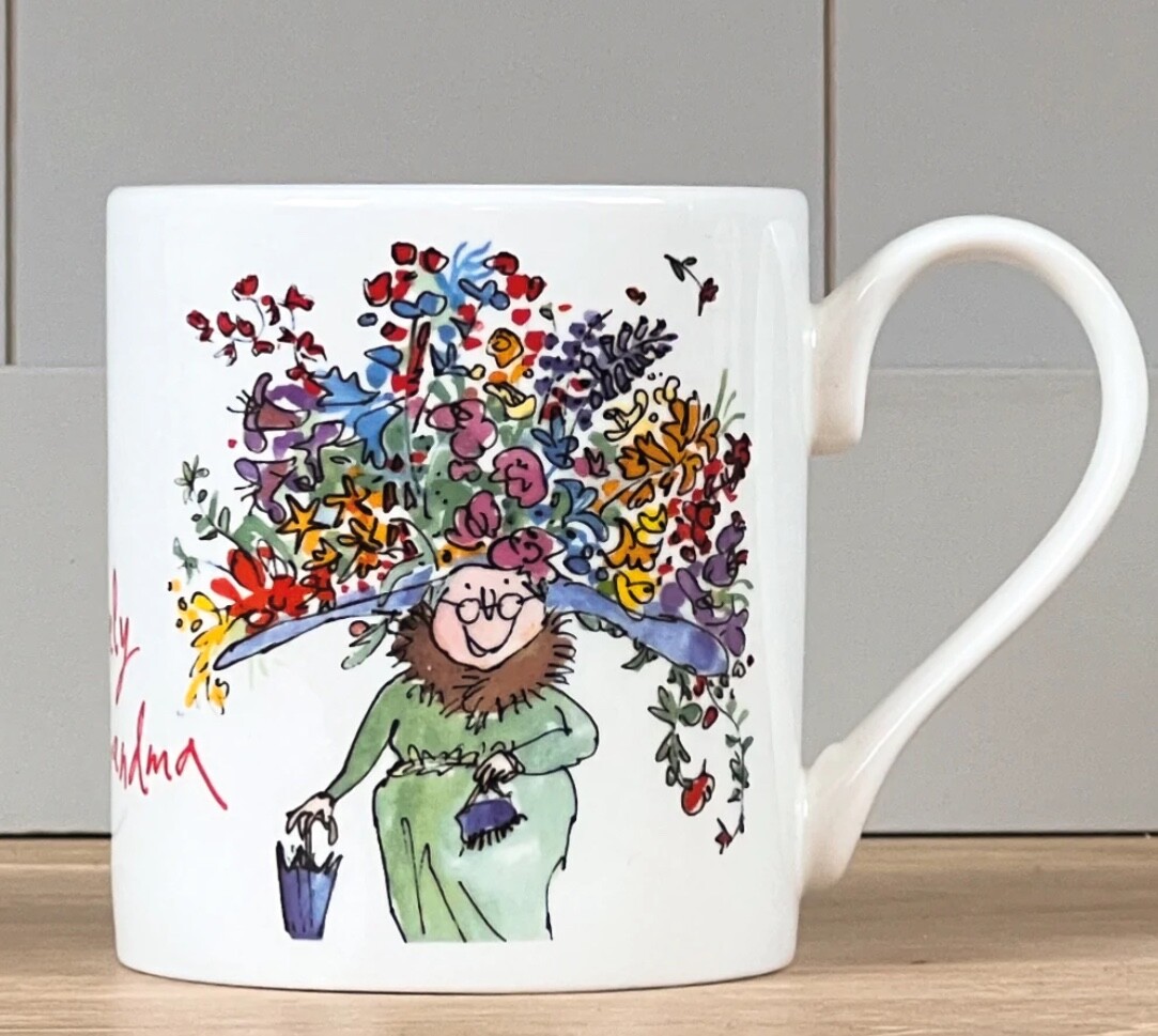 Quentin Blake Lovely Grandma Bone China Mug 300ml