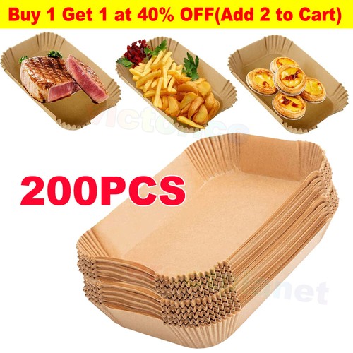 200PCS Air Fryer Disposable Parchment Papers Liner for Ninja Salter