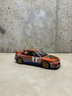 AutoArt 1/18 Scale - 2000 Subaru Impreza WRC - #4 Händler-Rallye Team