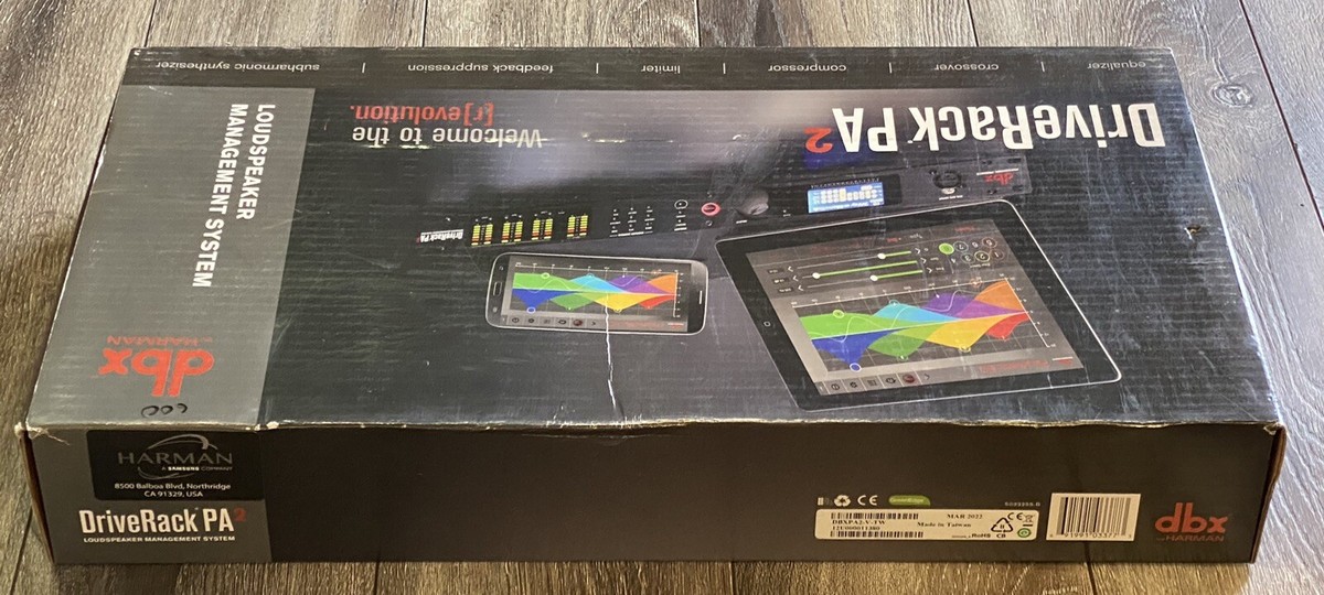 dbx DriveRack PA2 Multi-Effects Processor - Black for sale