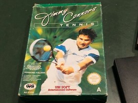 JIMMY CONNORS TENNIS-NES Console Gioco Game Play NINTENDO 8 BIT PAL A ITALIANO