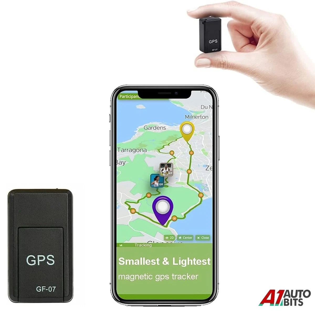 Mini Magnetic GPS Tracker with Microphone GF-07 - SIM Card