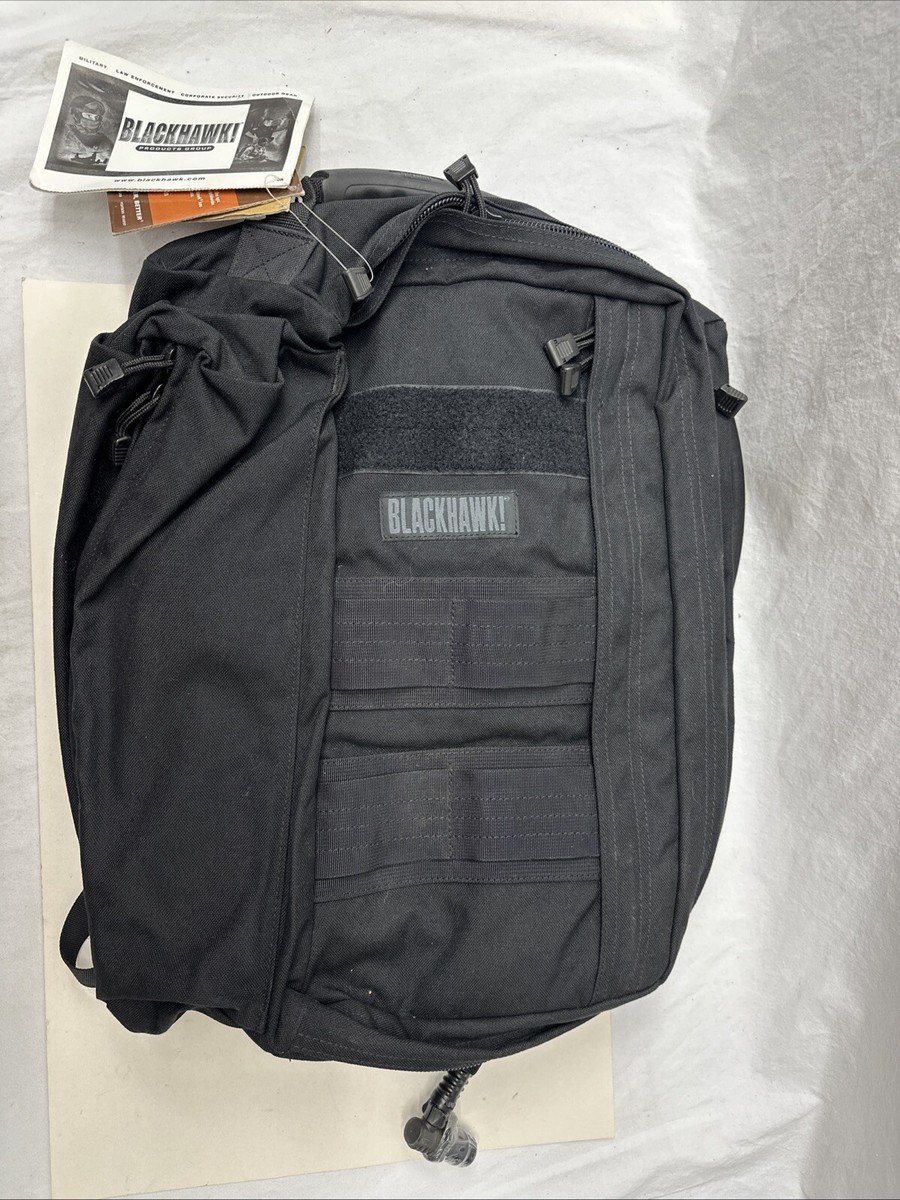 Old School Blackhawk M7 Med Pack Backpack Black IFAK Aid