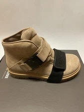 Rick Owens x Birkenstock Hancock Rotterhiker Extro Boots Tan Black Women’s Sz 7
