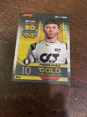 2022 Topps F1 Turbo Attax GOLD Limited Edition Pierre Gasly #LE7G | eBay 2022 Topps F1 Turbo Attax GOLD Limited Edition Pierre Gasly #LE7G | eBay