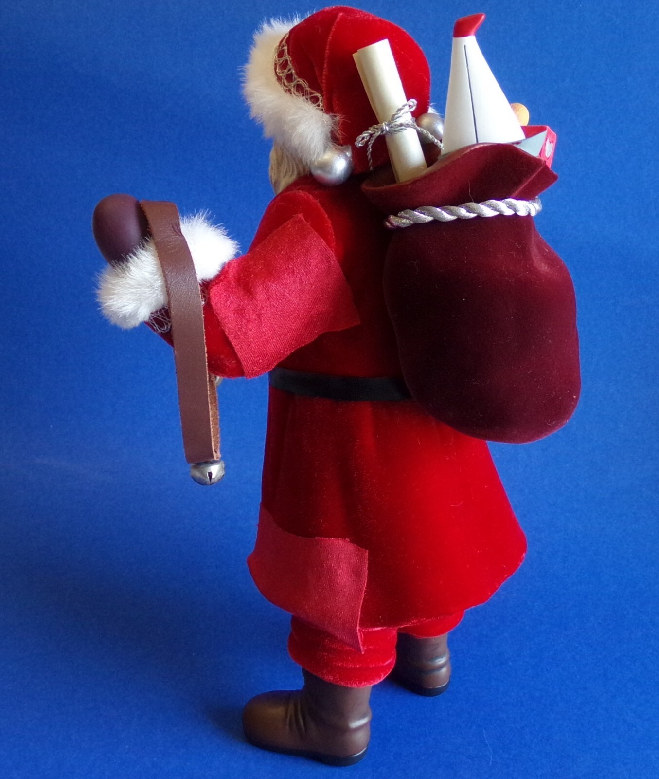 Father Christmas Figure 12 inches Hallmark Tabletop 2011 Bells Toys