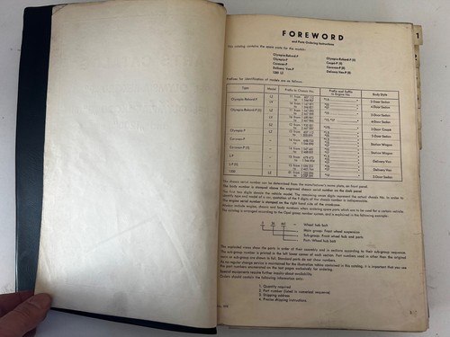 OPEL EXPORT MASTER PARTS AND ACCESORIES PRICE LIST 1962-1973 OLYMPIA REKORD P - Imagen 5 de 17