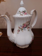 Caffettiera Teiera Royal Albert Moss Rose Vintage