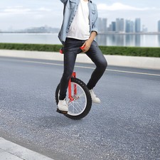 16 Inch Wheel Unicycle Balance Fitness Exercise Adult Training Cycling Unicycle